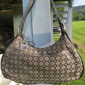 Nine West Purse NWT Black & Neutral Geometric